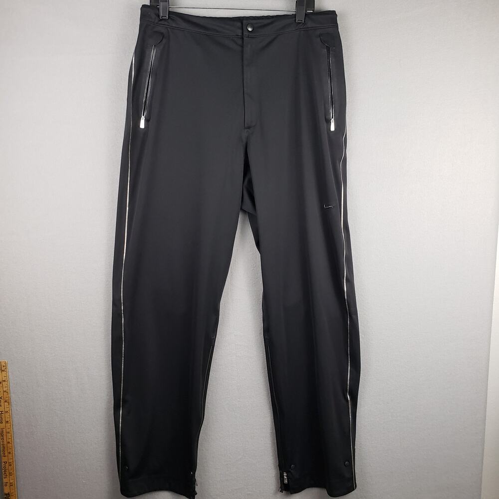 Nike Golf Mens L Storm Fit Waterproof Athletic Pants Black Tapered Outdoor Sport